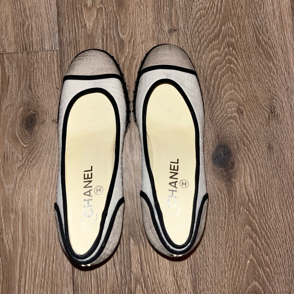 Chanel grey espadrilles wedges - Picture 5 of 5